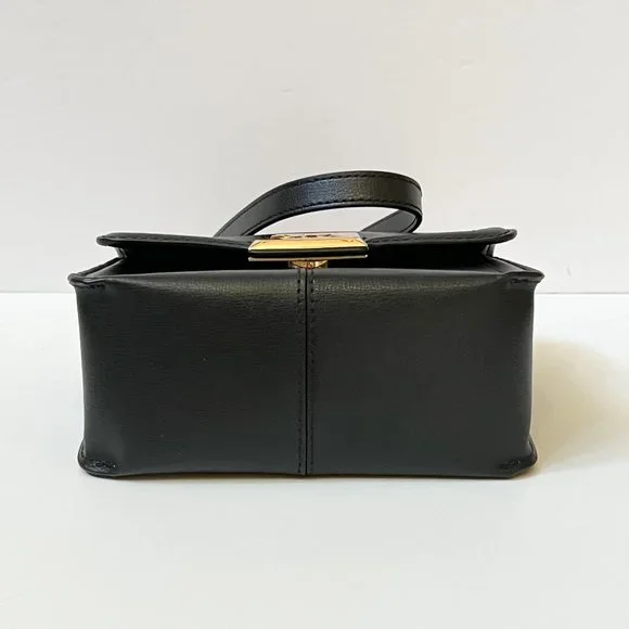 Michael Kors Sonia Small MINI Flap Shoulder Crossbody Bag Black
